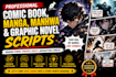 write your comic book script manga script manhwa or graphic novel script
