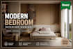 design modern bedroom with high quality 3d rendering