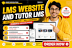 build lms learndash wordpress lms subscription website tutor lms and lms website