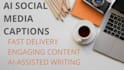 write engaging ai assisted social media captions