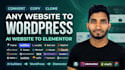 convert hostinger ai, replit, durable, lovable, wix to wordpress elementor