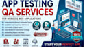 do mobile app testing and website manual QA for usability and functionality