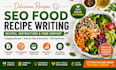 write keto vegan and healthy SEO recipe articles
