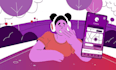 create interactive rive lottie animation web app ui mascot animation svg json
