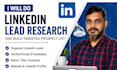 do b2b linkedln lead generation and verified prospect list building