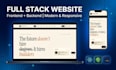 design and develop a business website in react and node