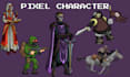 make pixel art character pixel art animation pixel art sprite sheet pixel art