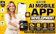 do ai mobile app development flutter android ios react native ai saas developer
