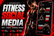 design premium fitness social media posts