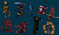 pixel animation, pixel art animation pixel art character pixel game sprite sheet