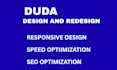 design and redesign a responsive duda website