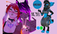 create edit 3d vrchat vtuber furry nsfw character model rigging