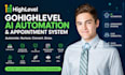create gohighlevel ai automation and appointment system