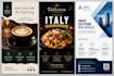 redesign your menu or flyer into a modern professional design
