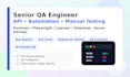 do API testing automation testing QA testing and test case creation