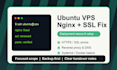 fix your ubuntu vps, nginx, SSL and deployment issues