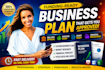 write an investor ready startup business plan for sba loan approval