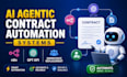 aiagentic business contract automation systems n8n gpt API workforce replacement