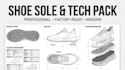 design shoe sole and tech pack