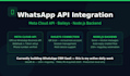 integrate whatsapp API meta cloud and baileys