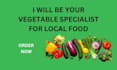tutor vegetable food rice, beans, local vegetables