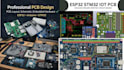 design professional arduino esp32 and stm32 pcb projects