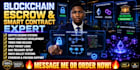 build blockchain escrow smart contracts with secure payout systems