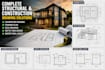 create foundation drawing layout plan framing plan deck and septic tank design