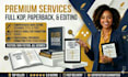 do kindle kdp book formatting paperback formatting and book editing