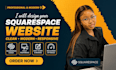 squarespace website design squarespace website redesign squarespace landing page