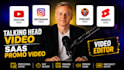 edit professional talking head saas, vsl video and youtube video editing