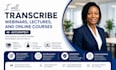 transcribe webinars, lectures, and online courses accurately