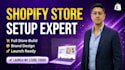 complete shopify store setup, professional branding and launch optimization