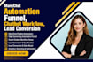 manychat automation funnel, chatbot workflow, lead conversion