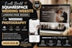 create a wix photography website for wedding photographers
