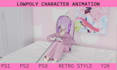 create psx, ps2, ps1, n64 style retro game art and animated 3d scenes