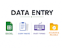 do data entry, copy paste, and excel tasks
