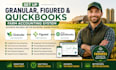 set up granular, figured, and quickbooks farm accounting system