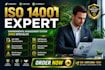 prepare iso 14001 environmental management system and compliance docs