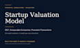 create a dcf and comparable valuation model