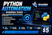 automate repetitive tasks on windows using python