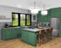 create photorealistic 3d kitchen or bath design with 2d plan using 2020 design
