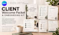 create freelancer client onboarding kit canva editable welcome guide