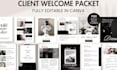 create freelancer client onboarding kit canva editable welcome guide