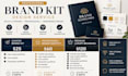 design a modern canva brand kit and style guide