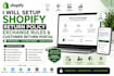 l setup shopify return policy exchange rules and customer return portal gorgias