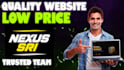 design a professional website at a low cost