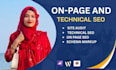 optimize your website with on page and technical SEO