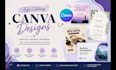 design ad thumbnail invitation using canva