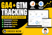 setup google analytics, tag manager, and improve conversion tracking